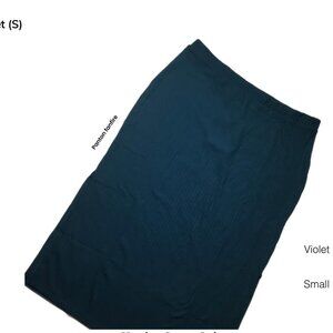 Pencil Skirt Violet midi skirt Lularoe Dark teal blue color